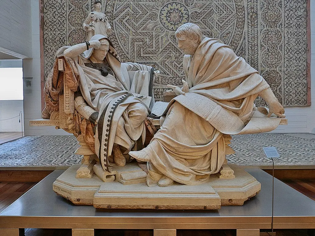 Zamora Museum. Plaster model for bronze casting ,  by Raphael Sanzio, public domain, via Wikimedia Commons.